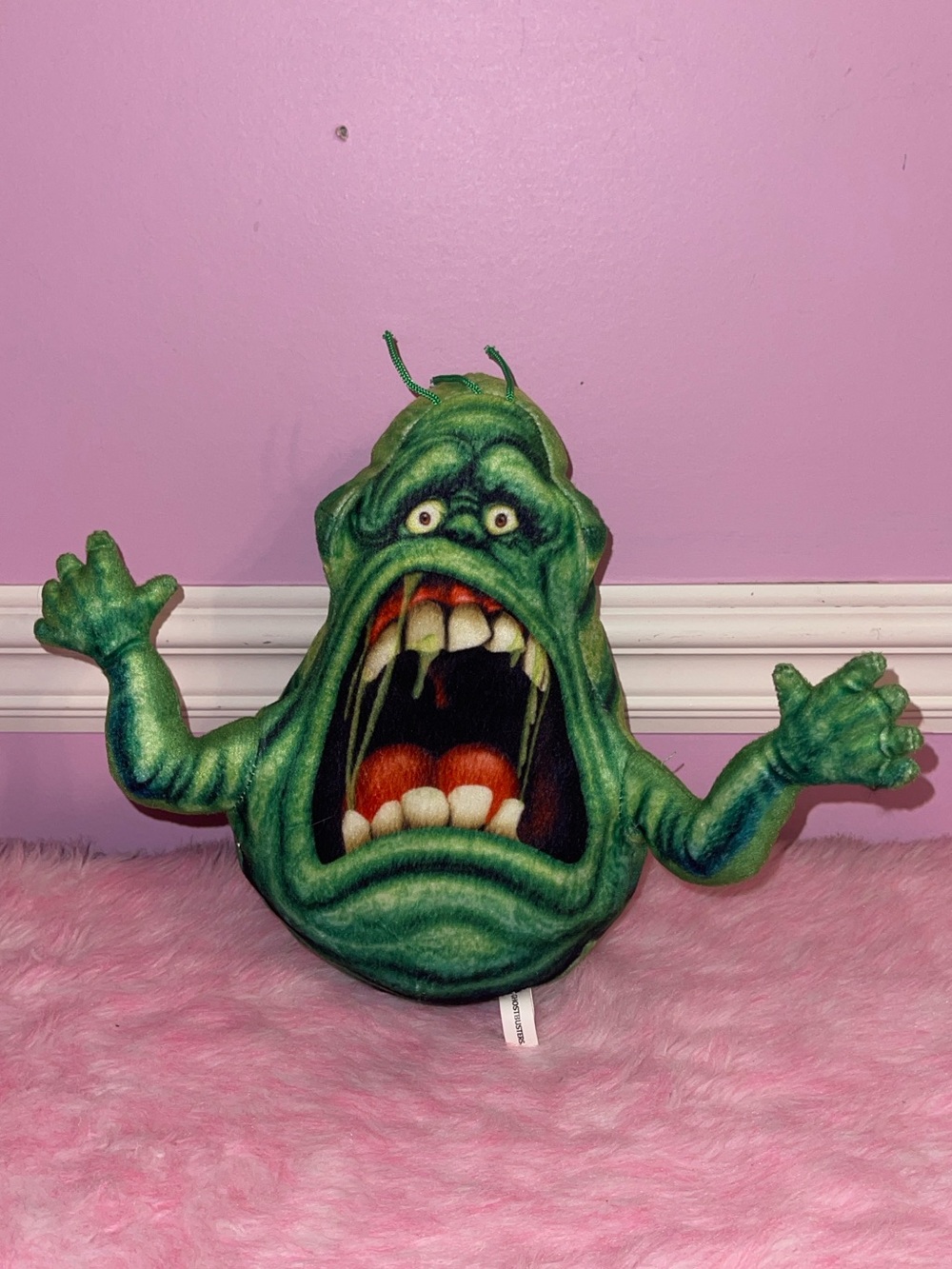2016 slimer ghost ghostbusters plush stuffed animal Halloween doll goth horror